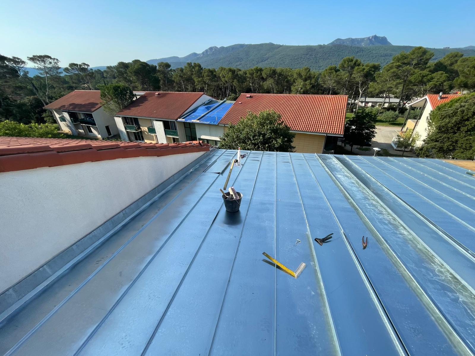 Chantier zinguerie Var